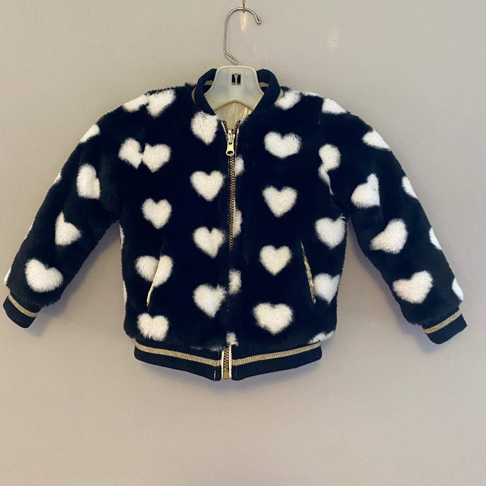 Black and white girls jacket